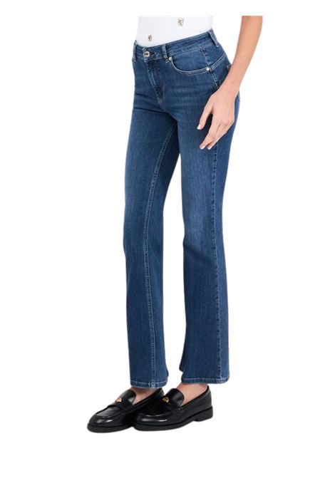 Jeans flare a vita alta DENIM BLU Liu Jo | UF5015D023678857